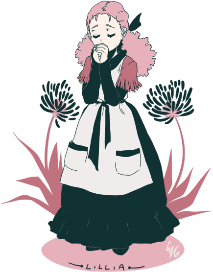 39/100 Waiting - Harvest Moon Lillia (500x638), Png Download