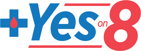Vote Yes On 8 To Hold Dialysis Corporations Accountable - Yes On Prop 8 Dialysis (581x210), Png Download