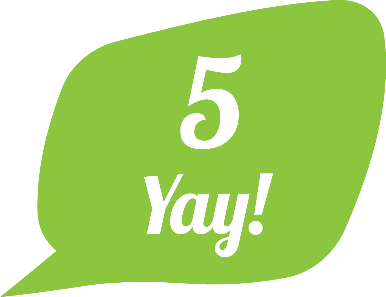 You Can Earn 5 Yay Points For Attending A Wellness - 5 Yay (1345x1034), Png Download