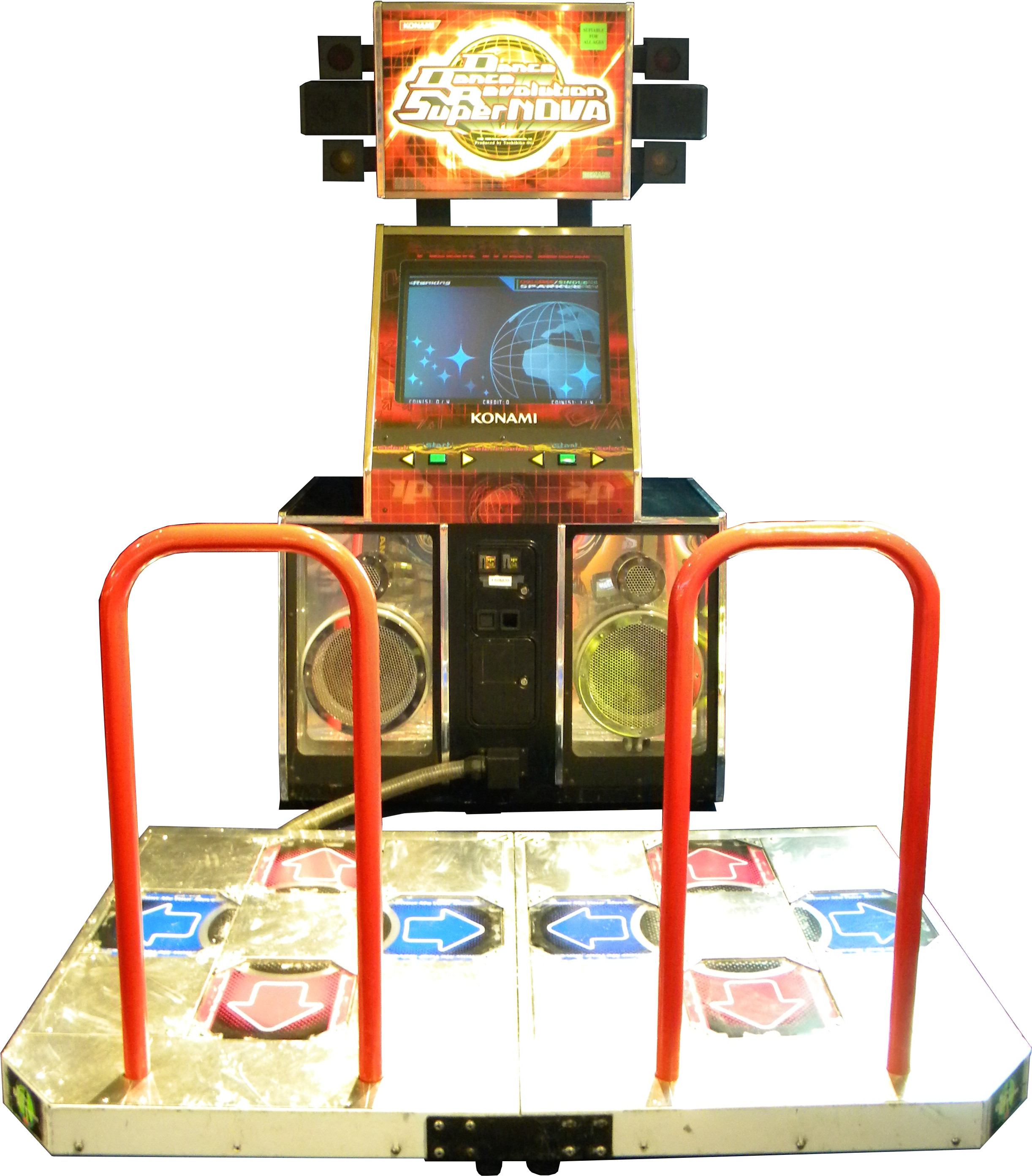Ddr Supernova - Betson Dance Dance Revolution Supernova Cabinet (2480x2885), Png Download