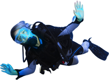 Diver Png - Scuba Png (448x330), Png Download