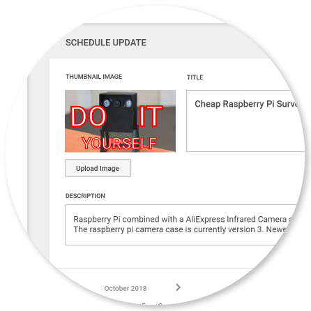 Update Title, Thumbnail And Description - Circle (446x446), Png Download