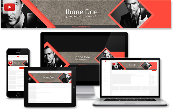 Youtube Thumbnail Templates - Youtube Cover Template 2017 (600x400), Png Download
