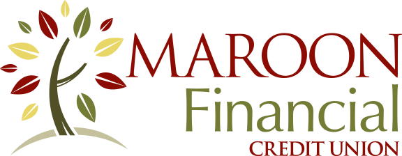 Maroon Financial Credit Union Homepage - Maroon Financial Credit Union Logo (576x224), Png Download