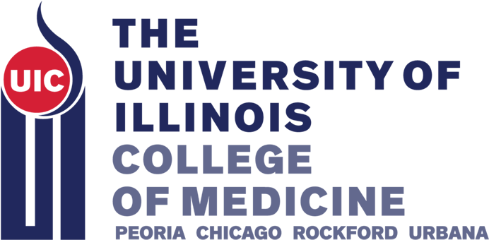 Primary Color Logo - Uic Medicine (771x397), Png Download