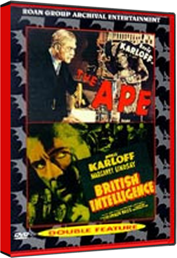 Ape, The / British Intelligence [dvd Double Feature] - British Intelligence (1940) (1000x1000), Png Download