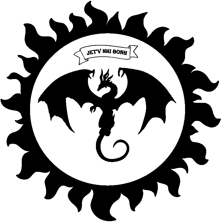 Flag Draft 2 - Shadow Of A Dragon (775x775), Png Download