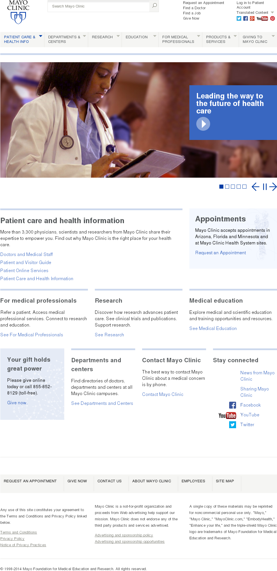 Mayo Foundation For Medical Education And Research - .org (1024x2058), Png Download