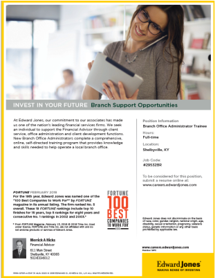 Edward Jones Financial Advisor, Aams - Businessperson (399x400), Png Download