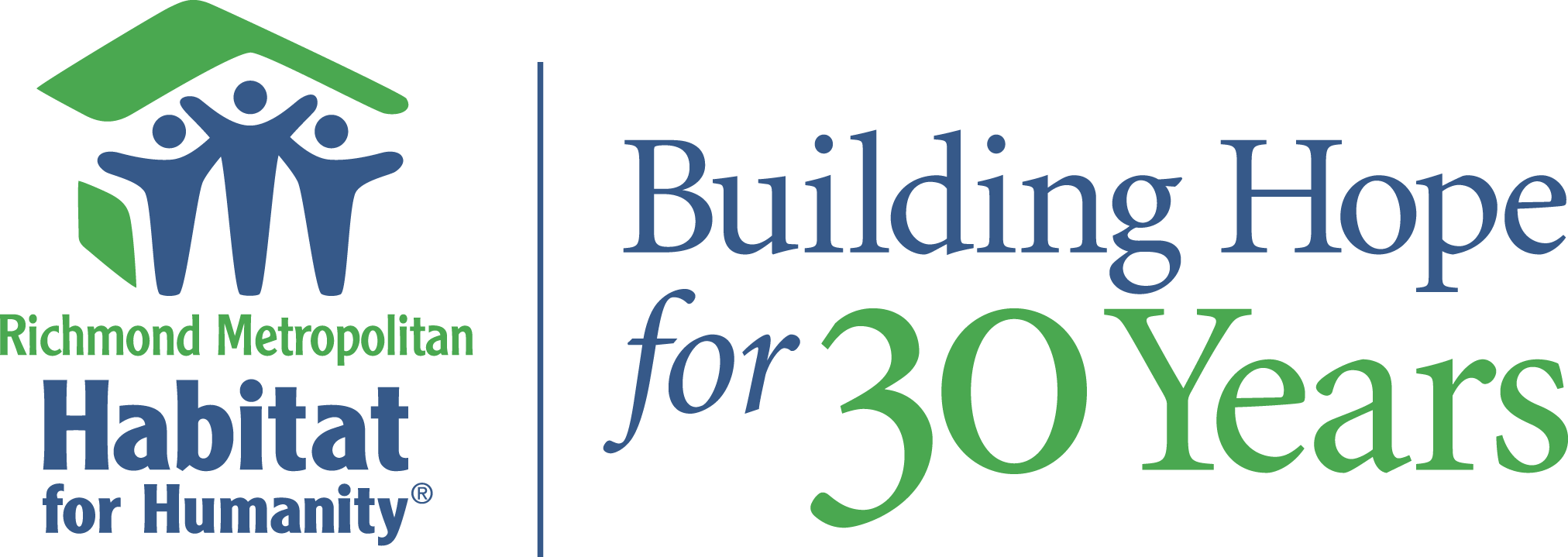 Share Our Story With Your Friends And Family - Habitat For Humanity 30 Years Anniversary (2024x719), Png Download