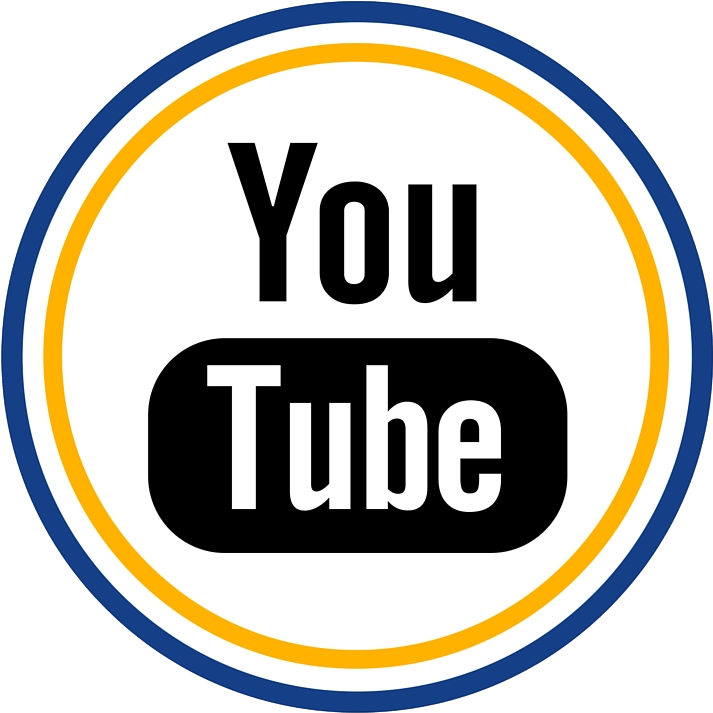 Member News Detail - Youtube Logo Blue And White (800x800), Png Download
