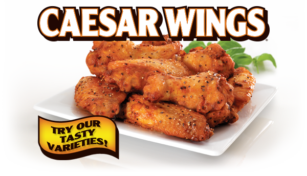 Little Caesars On Twitter - Little Caesar Pizza And Wings (600x344), Png Download
