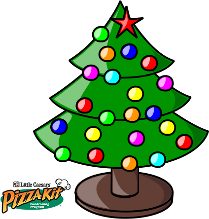 Little Caesars Christmas Tree - Clip Art Christmas Images Free (492x455), Png Download