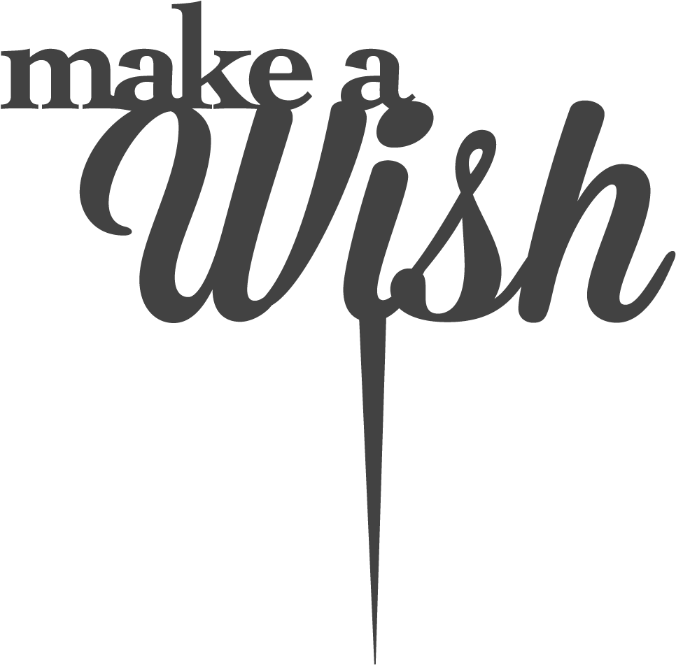 Make A Wish Cake Topper - Marketing (1200x1200), Png Download