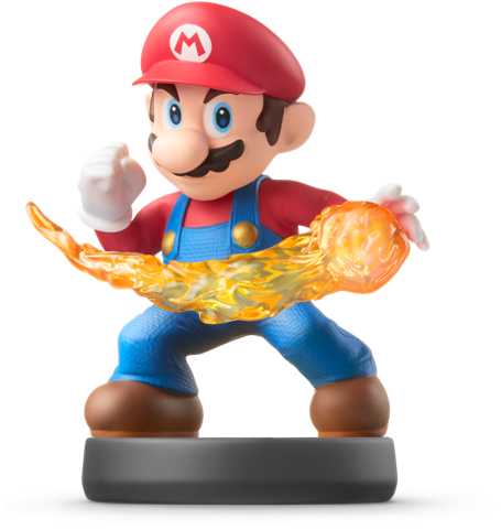 Mario Super Smash Bros Amiibo (640x646), Png Download