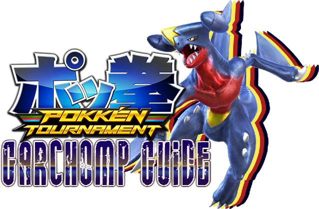 Gunning With Garchomp - Nintendo Wii U Pokken Tournament (638x419), Png Download