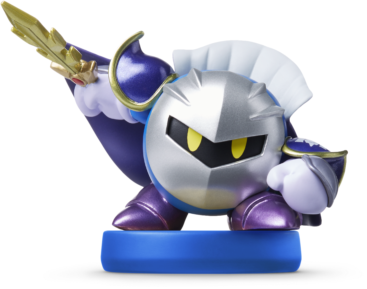Meta Knight - Meta Knight Amiibo Kirby Series (1542x1557), Png Download