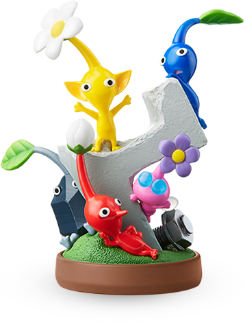 Amiibo Art - Pikmin Amiibo (358x470), Png Download
