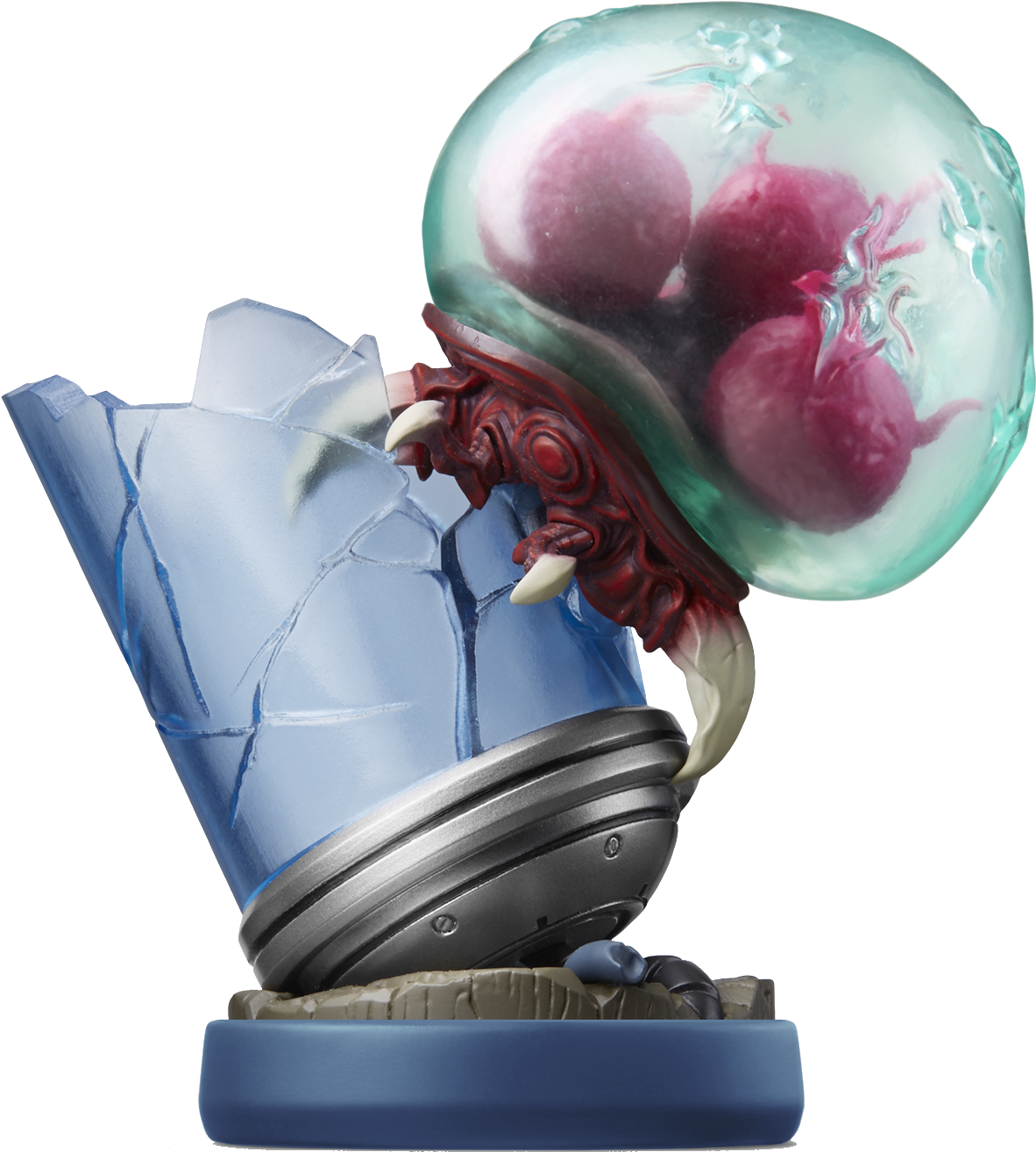 Metroid, Fire Emblem & Botw Champions Amiibo And A - Metroid Amiibo (1542x1722), Png Download
