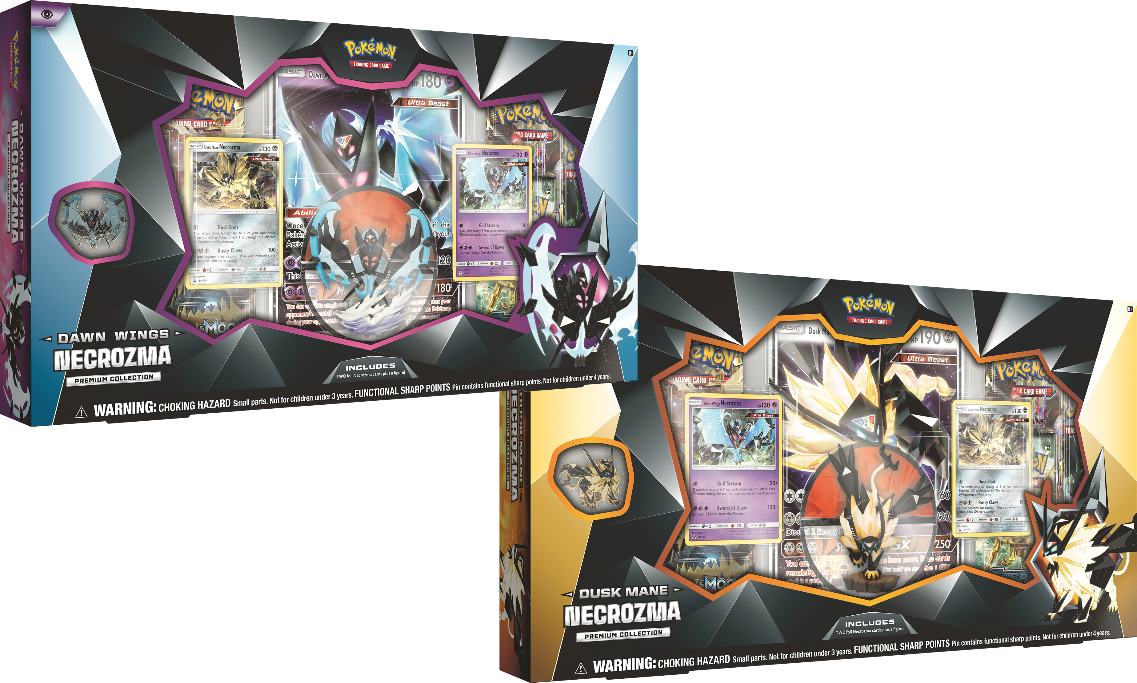 Pokemon Premium Collection Necrozma Dusk Mane/dawn (3695x2221), Png Download
