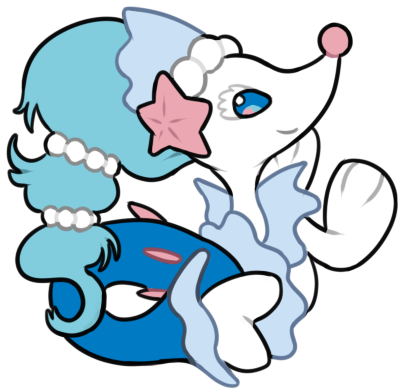[fanart] Primarina Chibi By Ayinai - Pokemon Primarina Chibi (402x392), Png Download