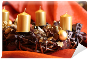 Advent Wreath (400x400), Png Download