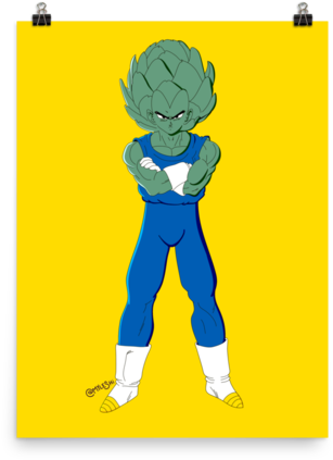 'vegeta-ble' Poster - ' - Vegeta (480x480), Png Download