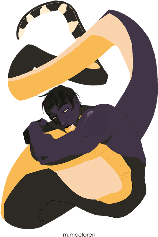 Meredith Mcclaren - Yellow-bellied Sea Snake (648x864), Png Download