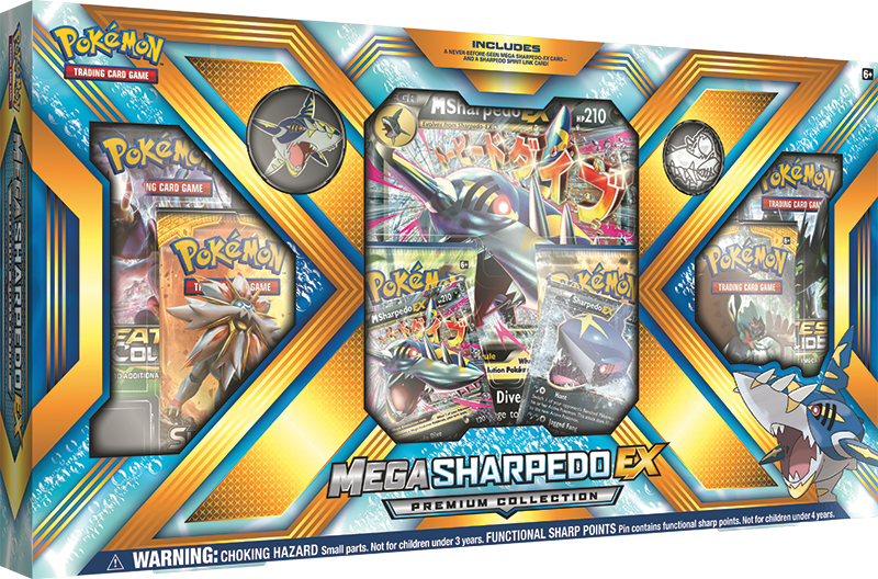 Mega Sharpedo-ex Premium Collection - Mega Camerupt Ex Box (800x528), Png Download
