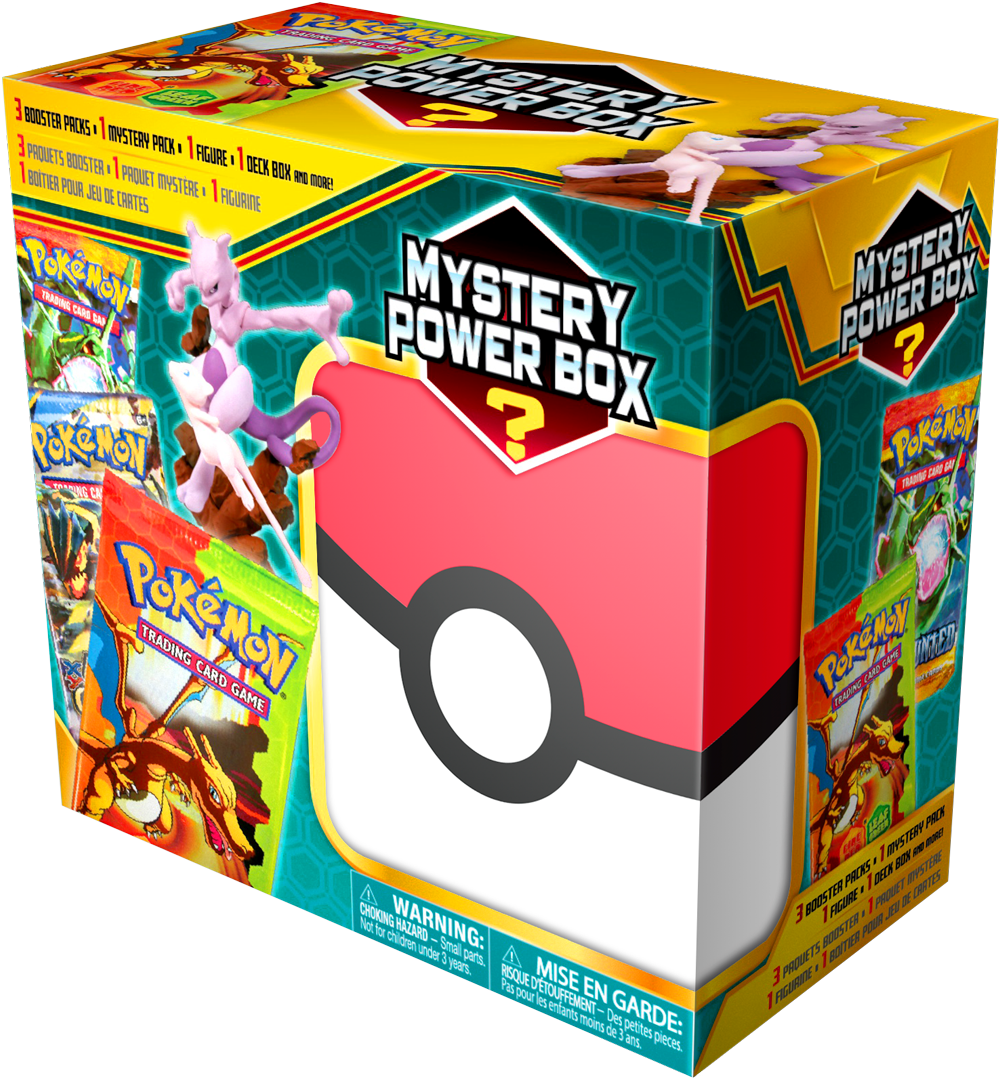 Pokemon Mega Mystery 3 Box Trading Cards - Pokemon Mega Mystery Box (1200x1279), Png Download