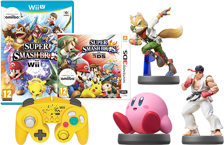 Super Smash Bros - Nintendo Super Smash Bros - Wii U Download Code (475x310), Png Download