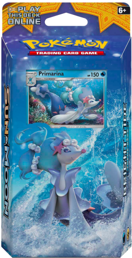 Sun & Moon Bright Tide Primarina Theme Deck - Pokemon - Sun & Moon Theme Decks Trading Cards (541x541), Png Download
