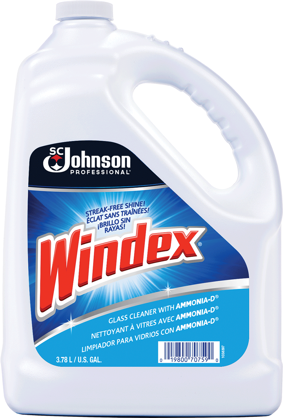 Scj-pro Windexblue Gal - Glass Cleaner (1500x1500), Png Download