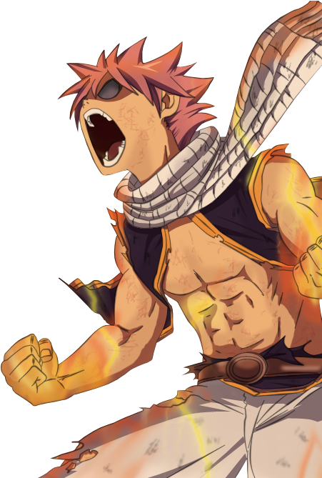 Natsu Dragneel Dragon Slayer Mage Fairy Tail - Cinematography (587x668), Png Download