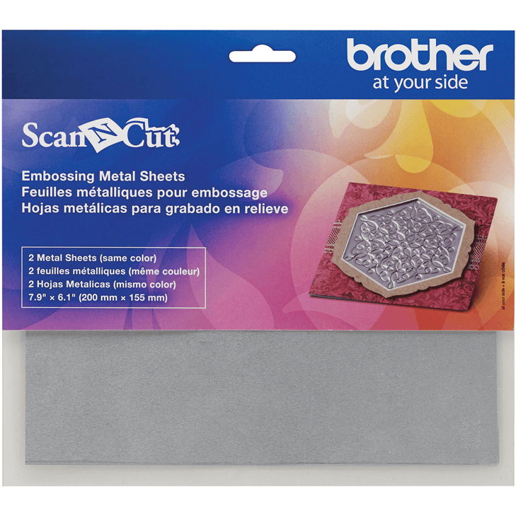 Scanncut Silver Embossing Sheets - Brother Sewing Scanncut Emboss Silver Sheets - Caebssms1 (1000x1000), Png Download