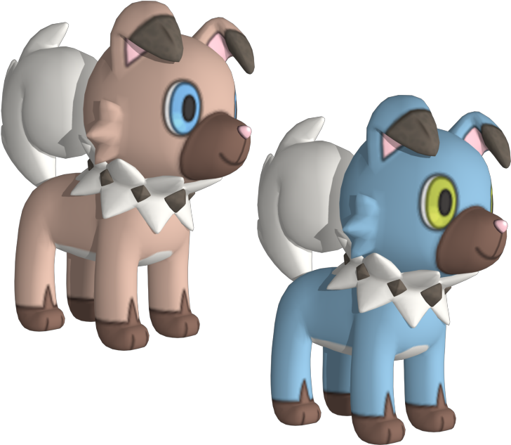 Download Zip Archive - Rockruff Sprite (750x650), Png Download