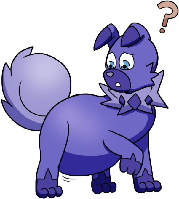 Berry Blue Rockruff, P1 - Rockruff Inflation (800x828), Png Download