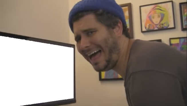 Copy Discord Cmd - H3h3 Reaction (653x371), Png Download