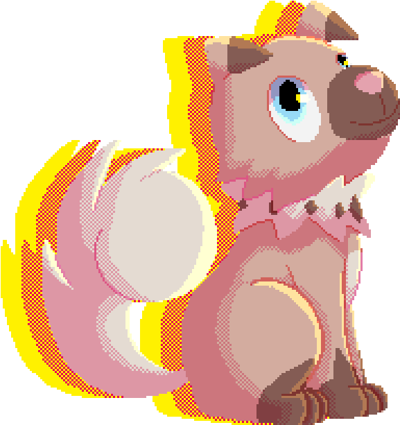 Rockruff - Portable Network Graphics (606x642), Png Download