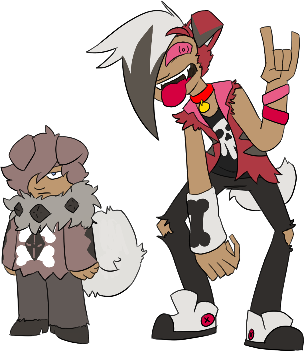 Riff-raff, The Rockruff/lycanroc As A Kid He Was A - Rough & Tumble (1280x1280), Png Download