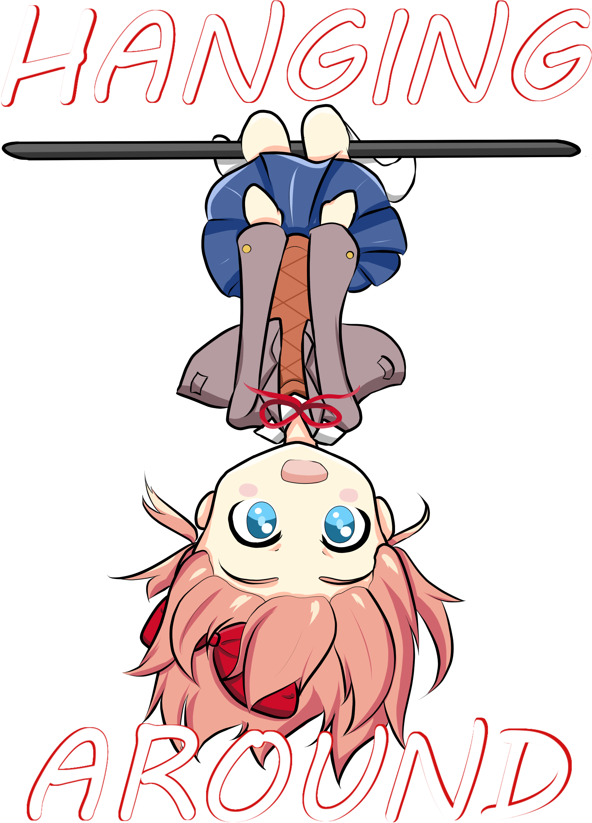 Oc Fanartmade A Chibi Sayori For A T-shirt [art By - Drawing (3000x3000), Png Download