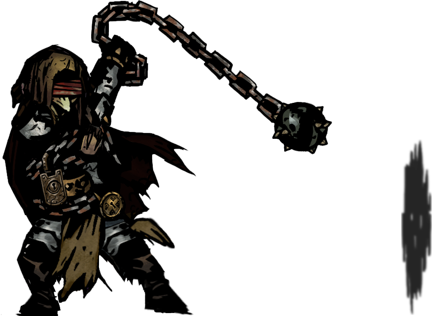 Abomination Sprite Attack Chain - Darkest Dungeon Abomination Manacles (879x642), Png Download