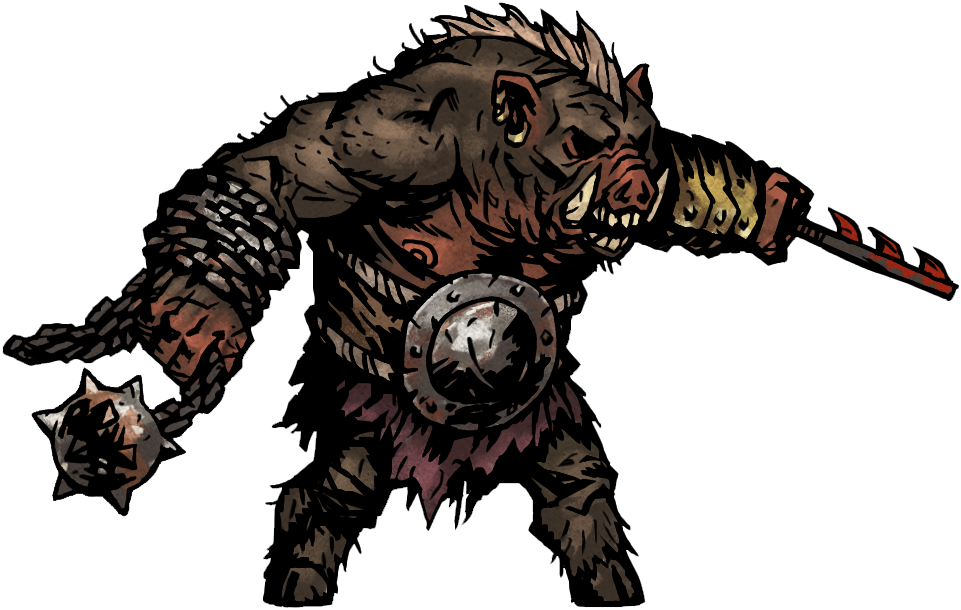 View Samegoogleiqdbsaucenao Swine Chopper[1] , - Darkest Dungeon Swine Chopper (961x610), Png Download