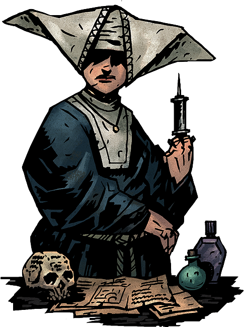 Sanitarium Character - Darkest Dungeon Medic (811x757), Png Download