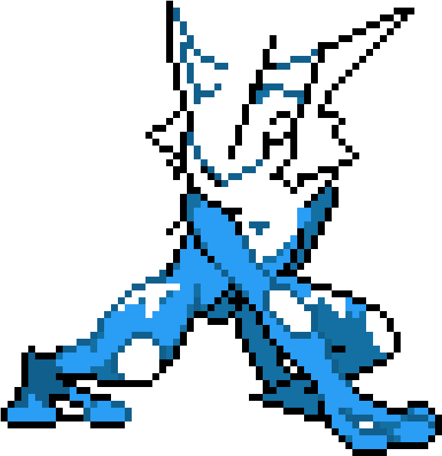 Greninja Ash - Pixel Pokemon (740x720), Png Download