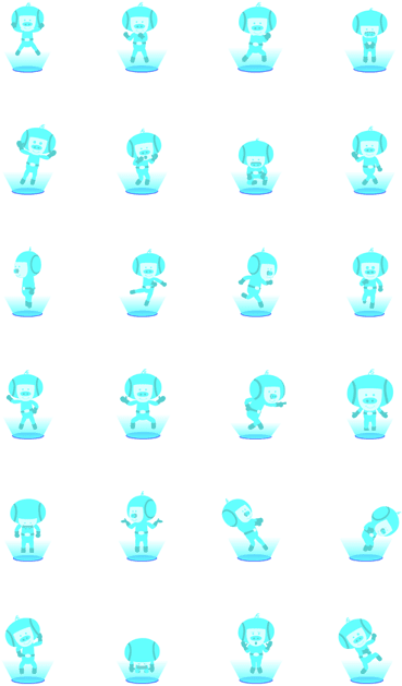 Holographic Style - Electric Blue (420x673), Png Download