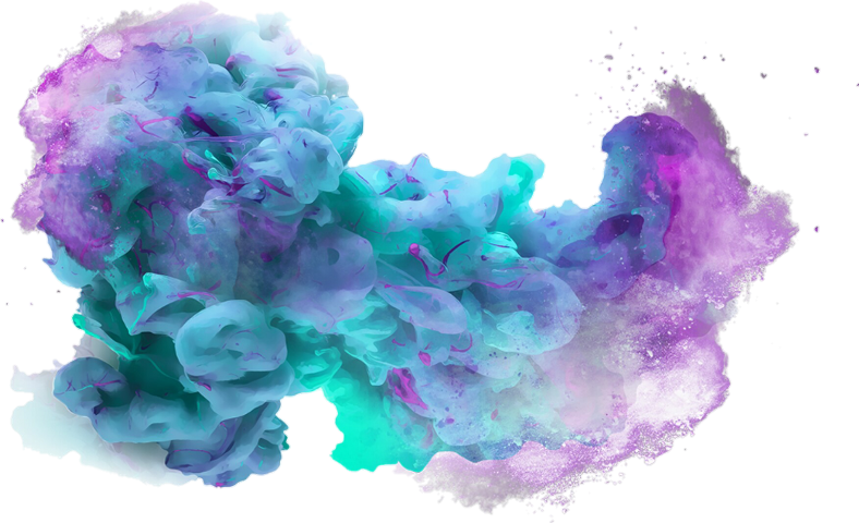 Blue And Purple Smoke (788x480), Png Download