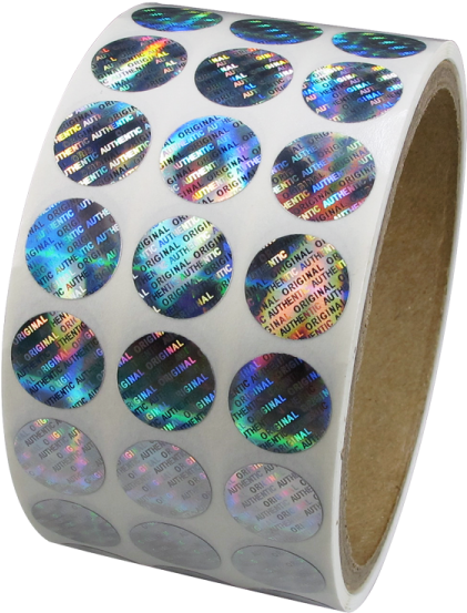 Hologram Stickers On Roll - Quality Hologram (600x600), Png Download