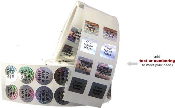 Hologram Sticker Labels - Sealed For Your Protection Stickers (607x353), Png Download