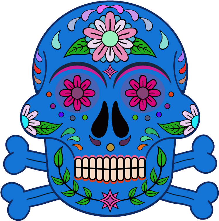 Day Of The Dead 800 X 800 Png Transparent - Portable Network Graphics (800x800), Png Download